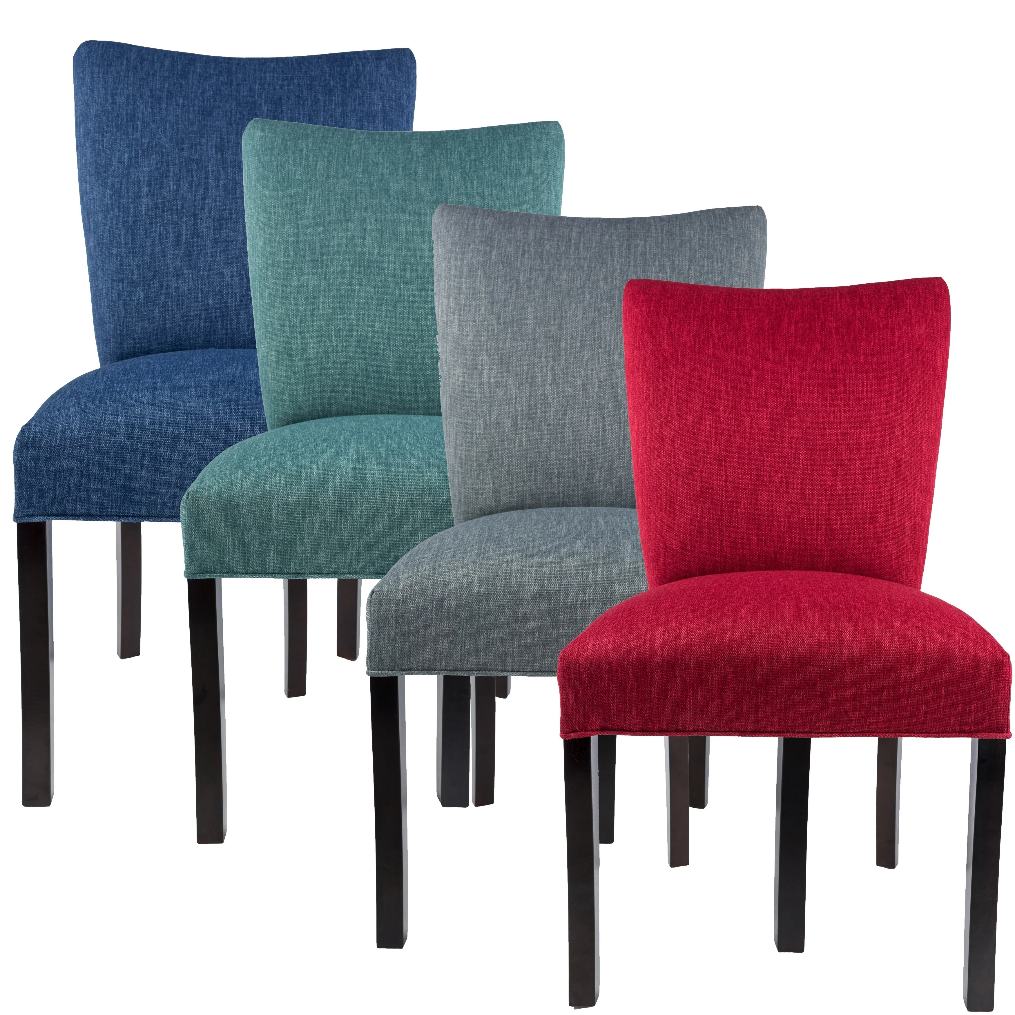 Collection KEY-LARGO Upholstered Dining Chairs (Set of 2) - 21 inches w. x 24.5 inches d. x 39 inches h