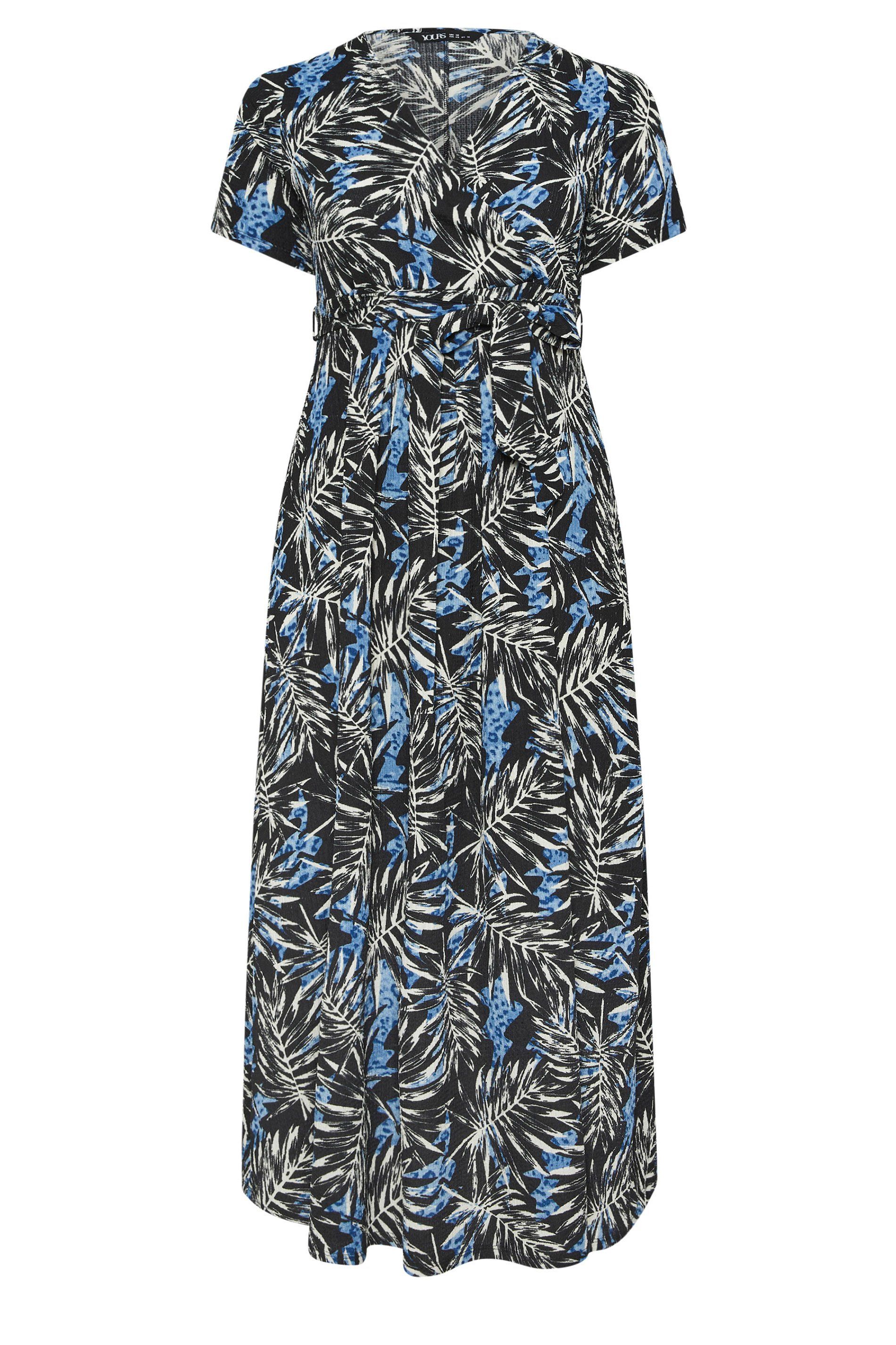 Yours Leaf Maxi Wrap Dress