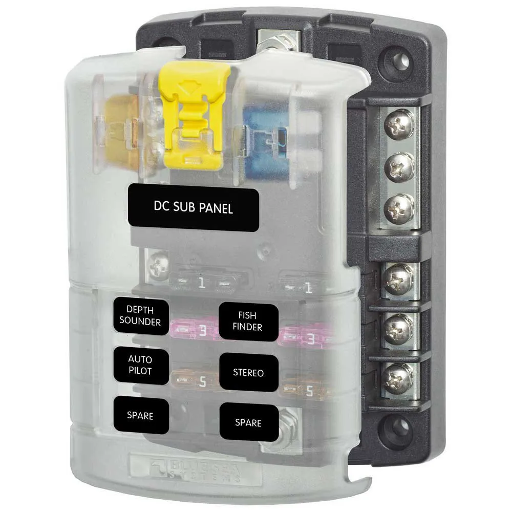 Blue Sea Systems ATO Fuse Block 6 Position Adapter