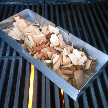 Boîte de fumage en inox - Grillfürst