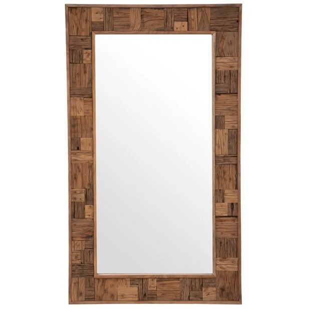 Lustro w drewnianej ramie eko Cori 115 cm