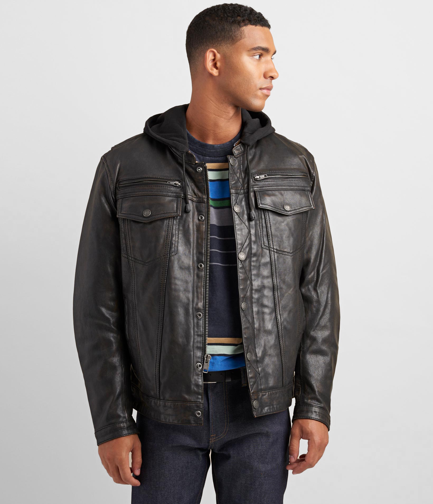 Performance Style Hooded Motorcycle Jacket