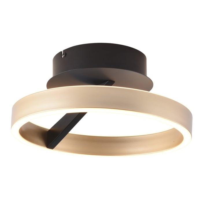 Freelight Freelight Plafondlamp Pilota Zwart & Goud 23W incl. 3 Step