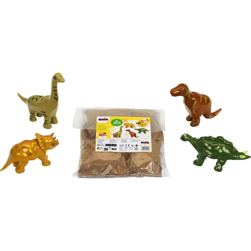 Spielset 4er-Set EST-Magnettierpuzzle 4 Dinos
