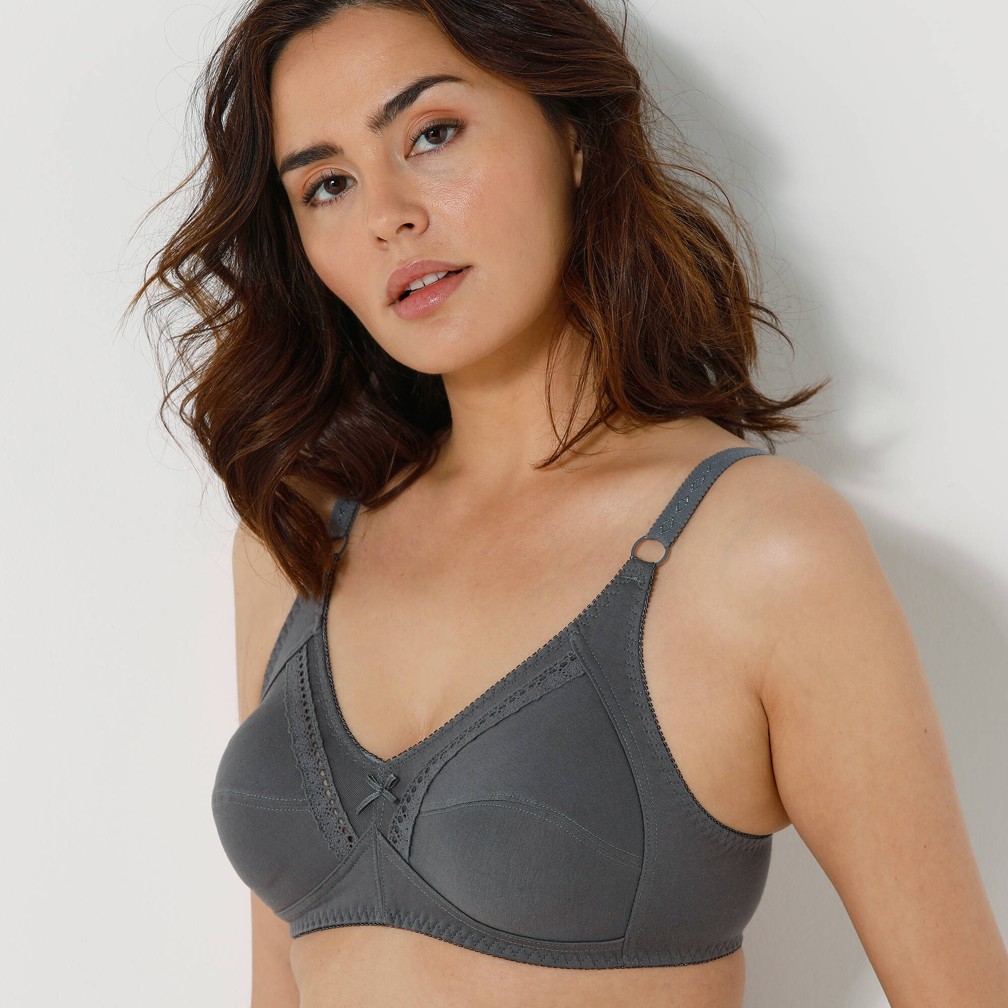 Soutien-gorge coton embo&icirc;tant sans armatures - lot de 2