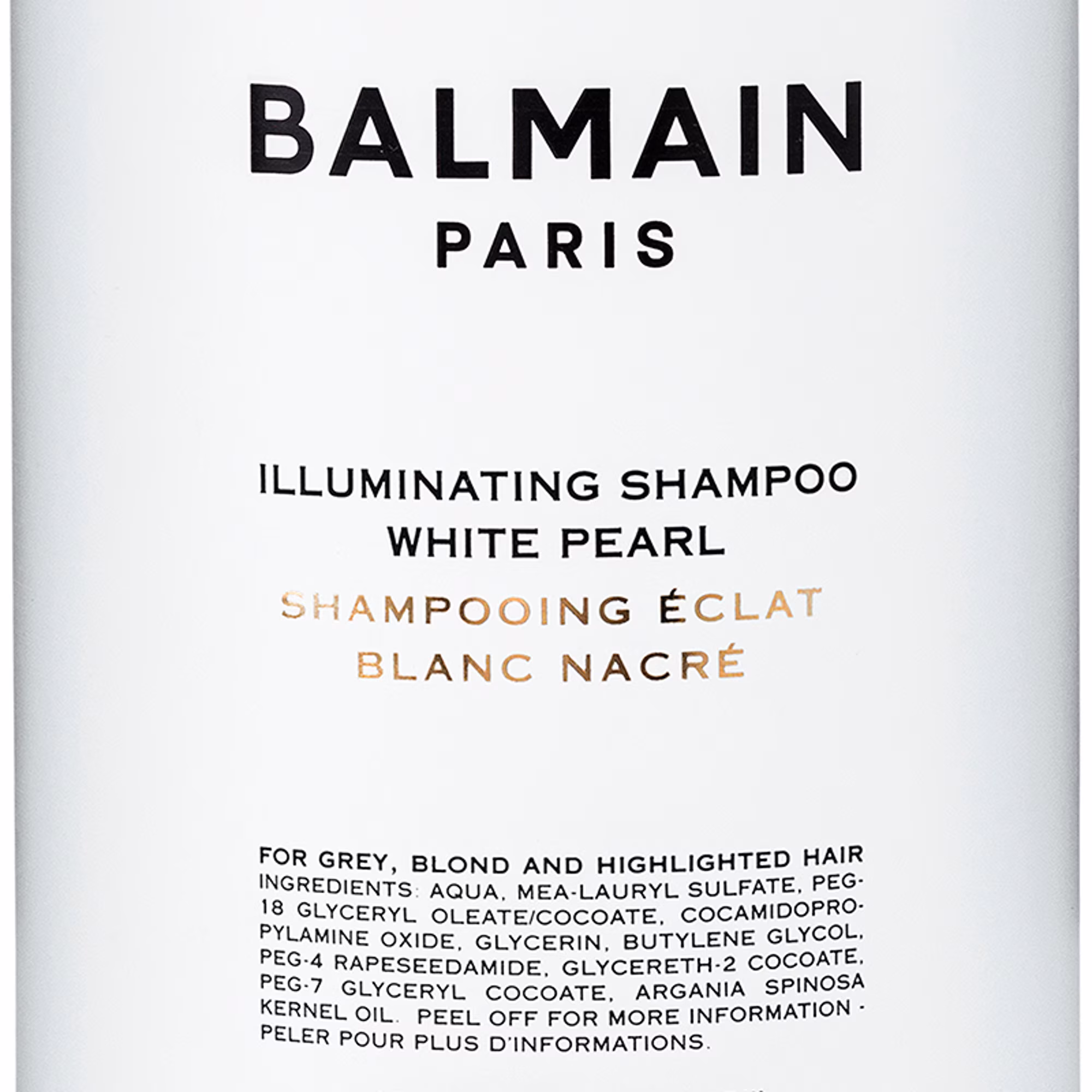 CAREShampooing éclat blanc nacré
