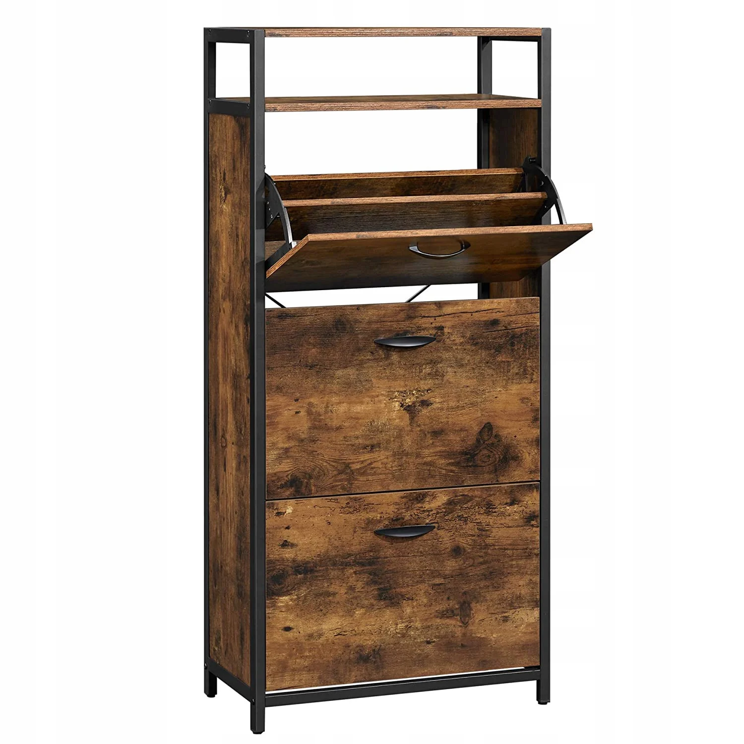 Szafka na buty Rustykalna Industrialna Organizer LOFT