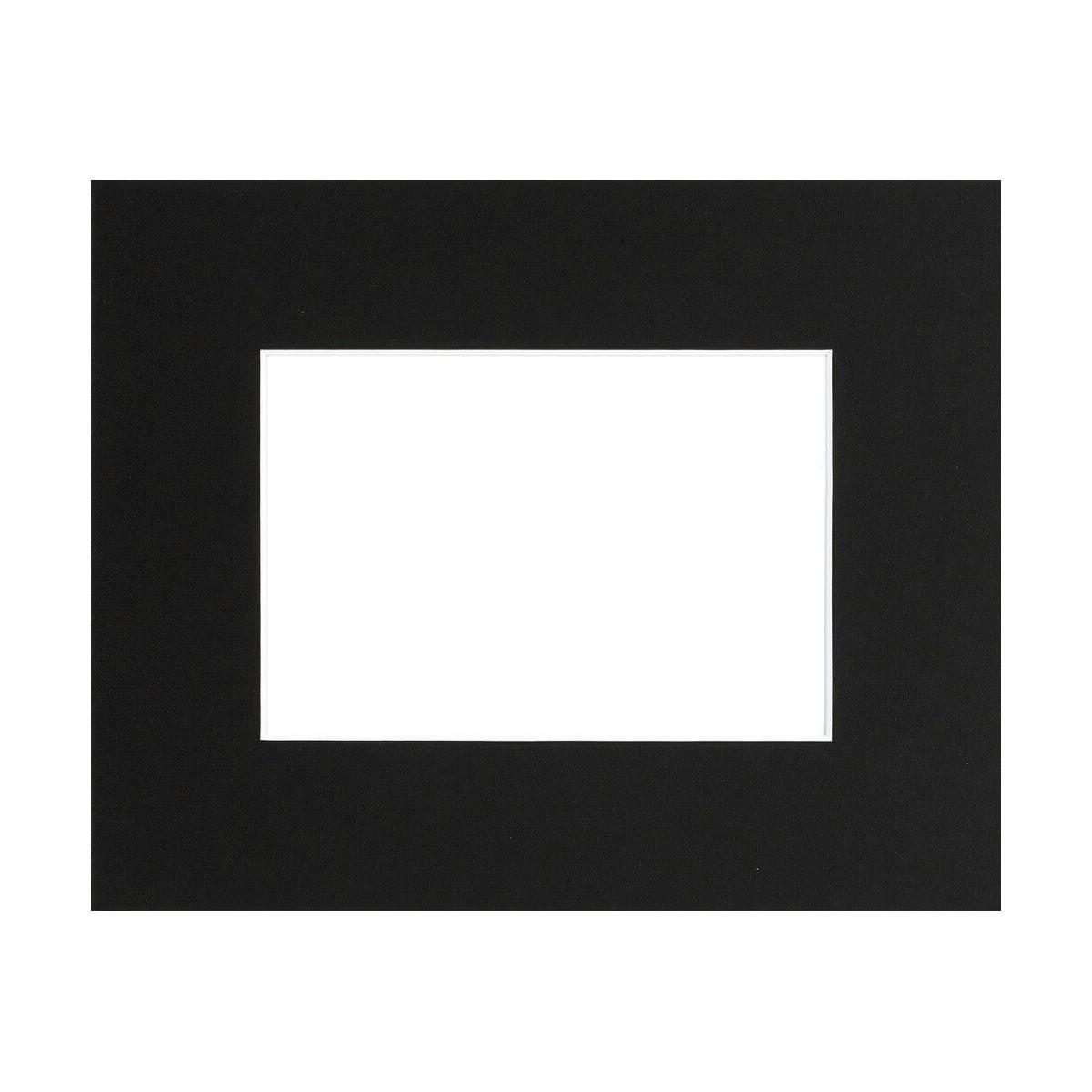 PASSE-PARTOUT EPAIS - Passe-partout Epais noir 50x70 cm ouverture 40x50 cm carton