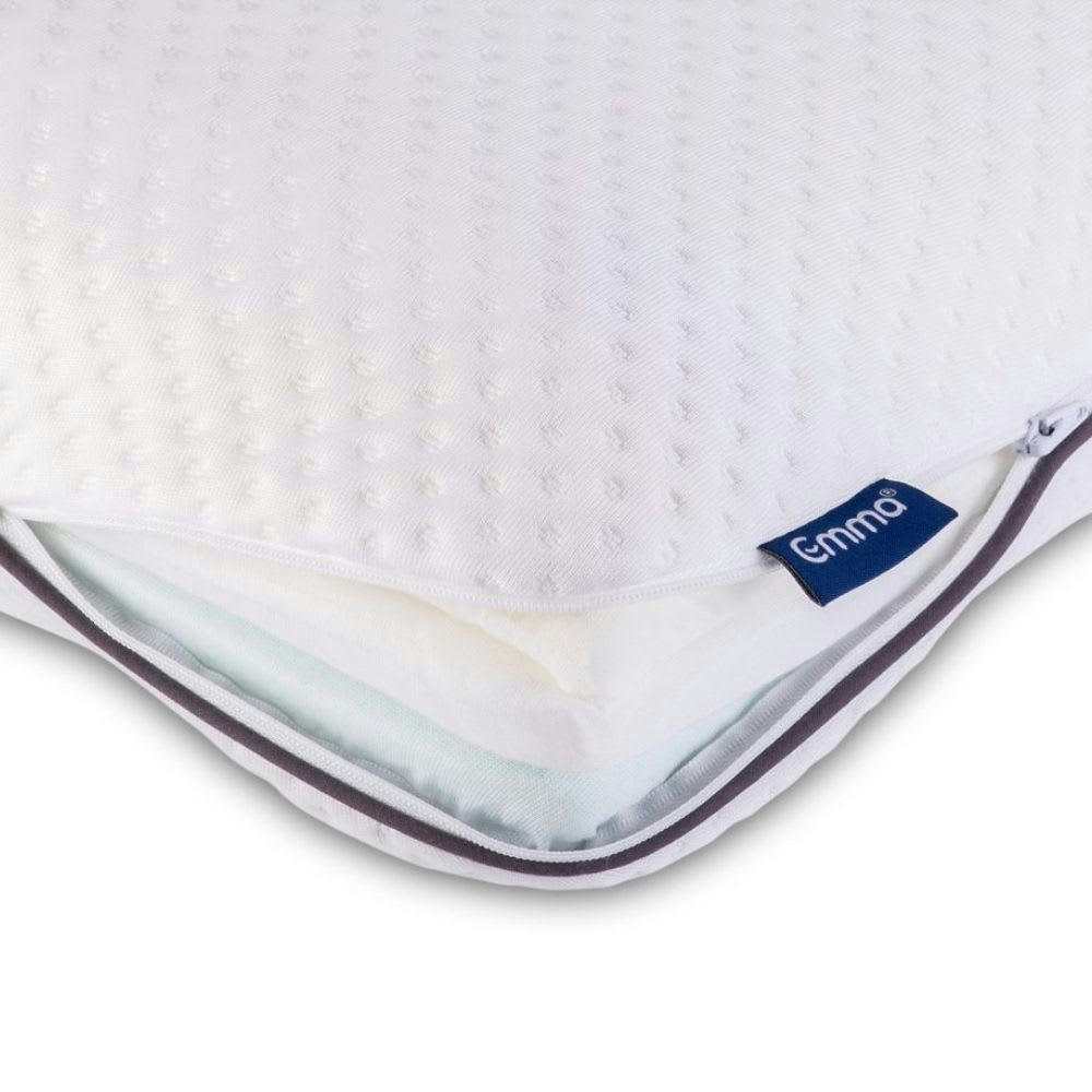 EMMA OREILLER ORIGINAL - Lot de 2 Oreillers à mémoire de forme 70x40 cm Hauteur Personnalisable