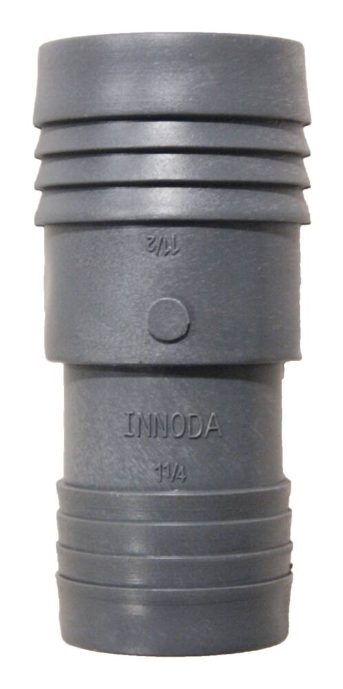 Innoda Poly Pipe Coupler for Cold Water, 1-1/2 to 1-1/4-in