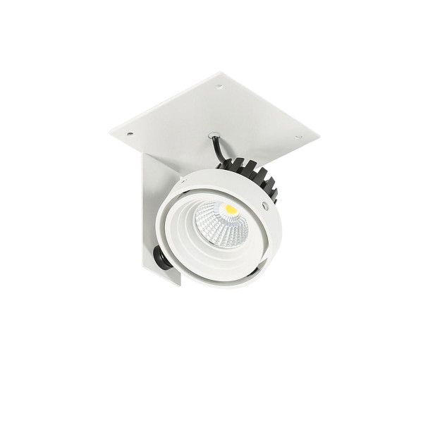 Oprawa wpuszczana PATRIZIOokrągła biała LED 12W 3000K 980lm IP20 Italux