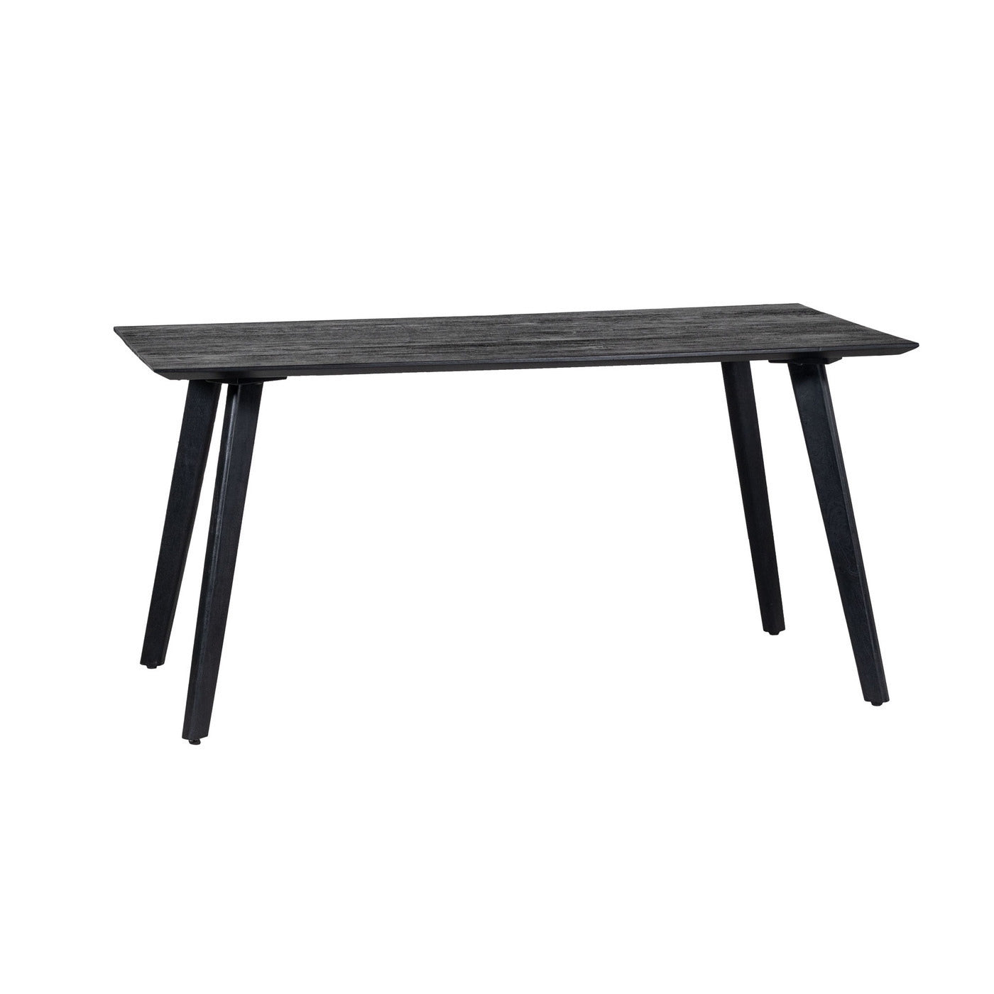 Giga Meubel Eettafel Oslo - Zwart Mangohout - 160x90x76cm