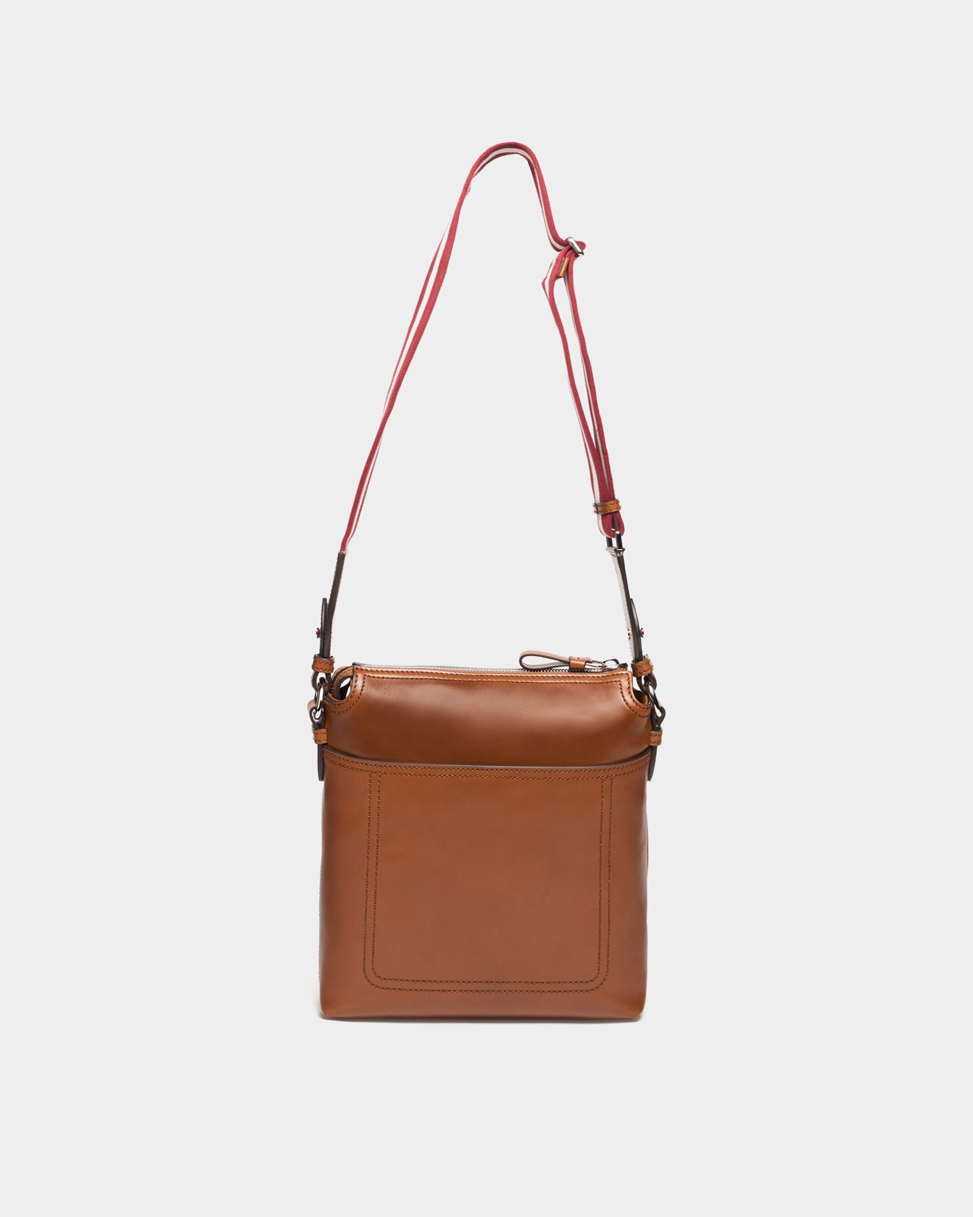 Ray Umhängetasche aus Leder in Amber Brown