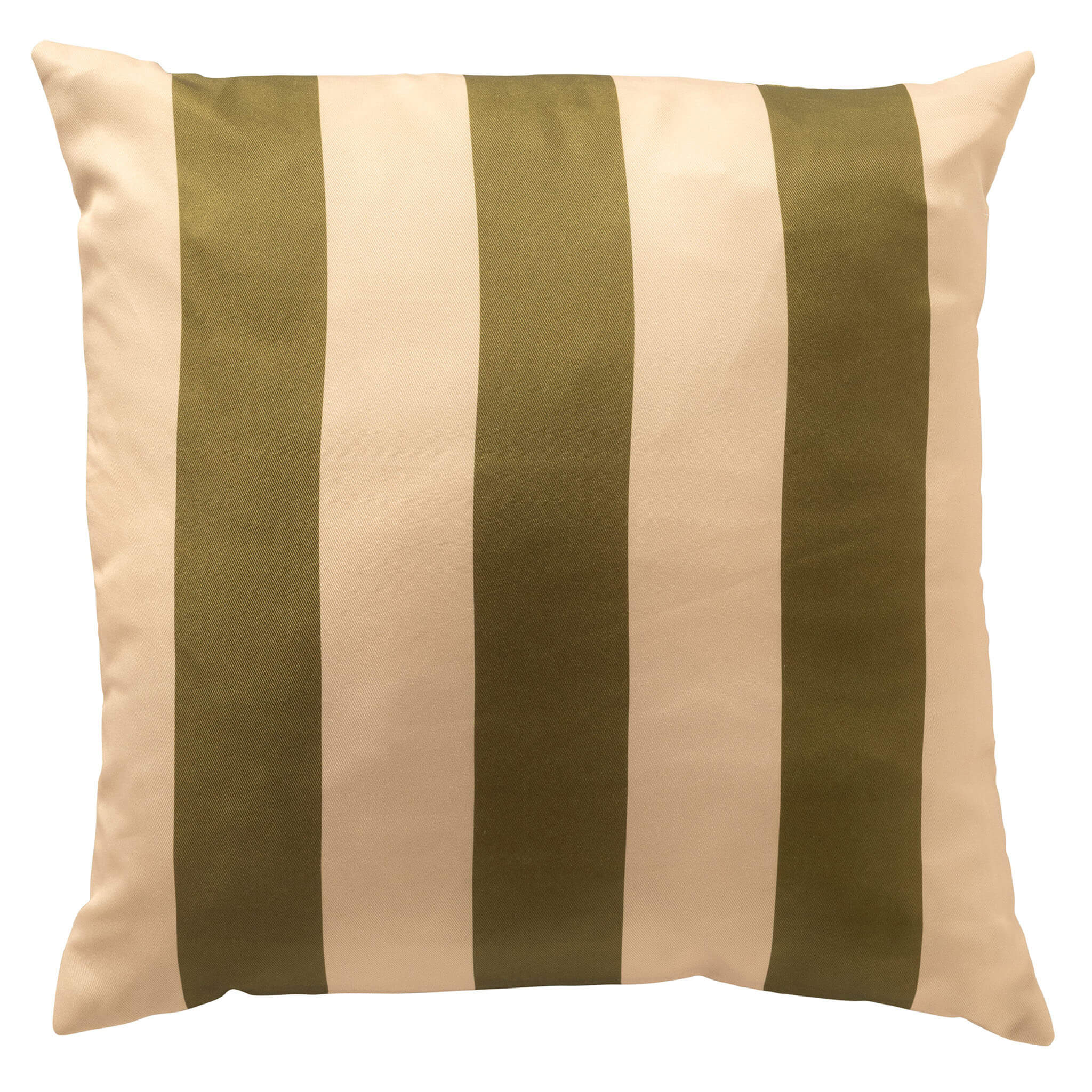 APOLLO - buitenkussen 40x40 cm - gestreept - Olive Branch - groen, beige