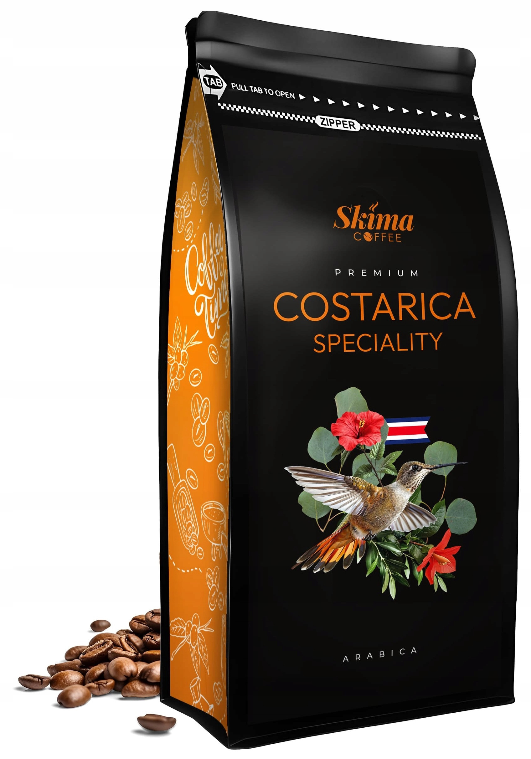 Kawa ziarnista 1kg Kostaryka Speciality 100% Arabica Świeżo Palona