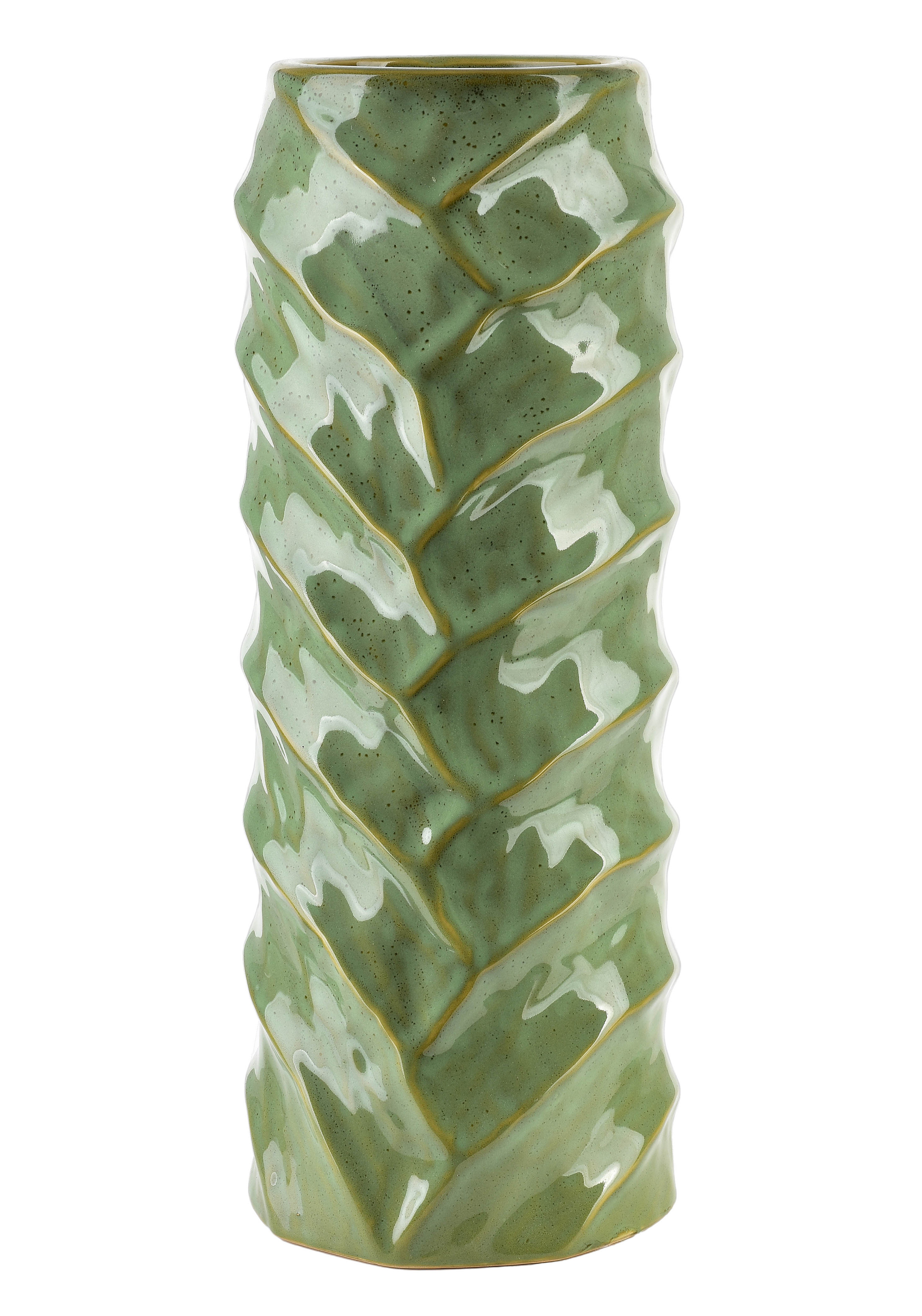 Wazon TALLIE GREEN 13x9x35cm