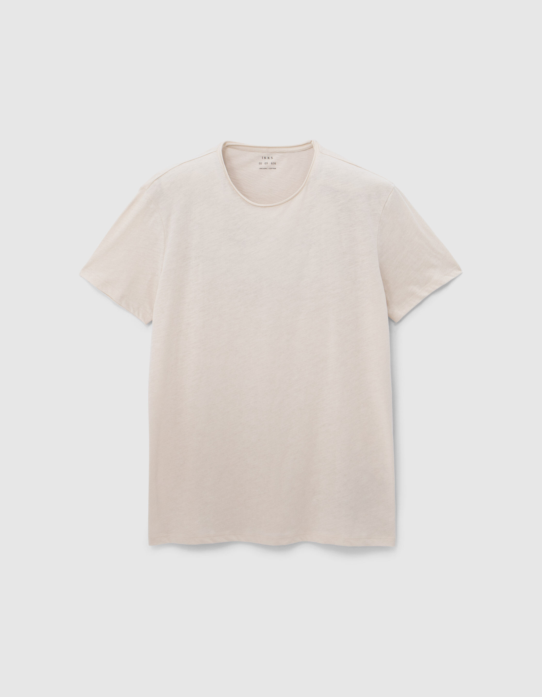 T-shirt L'Essentiel stuck coton bio col rond Homme
