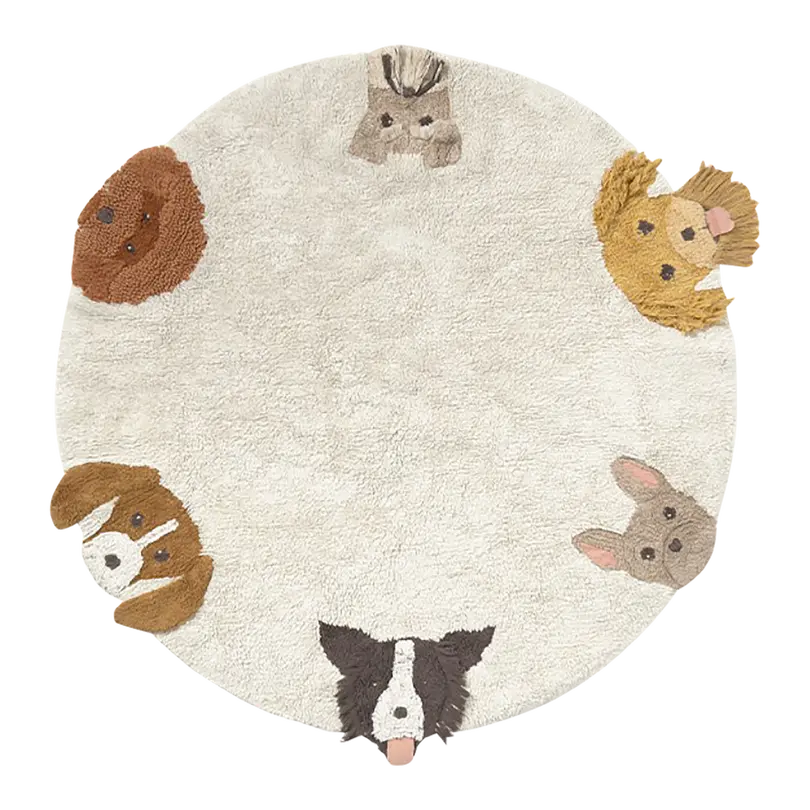 Kinderteppich Tierfreunde
