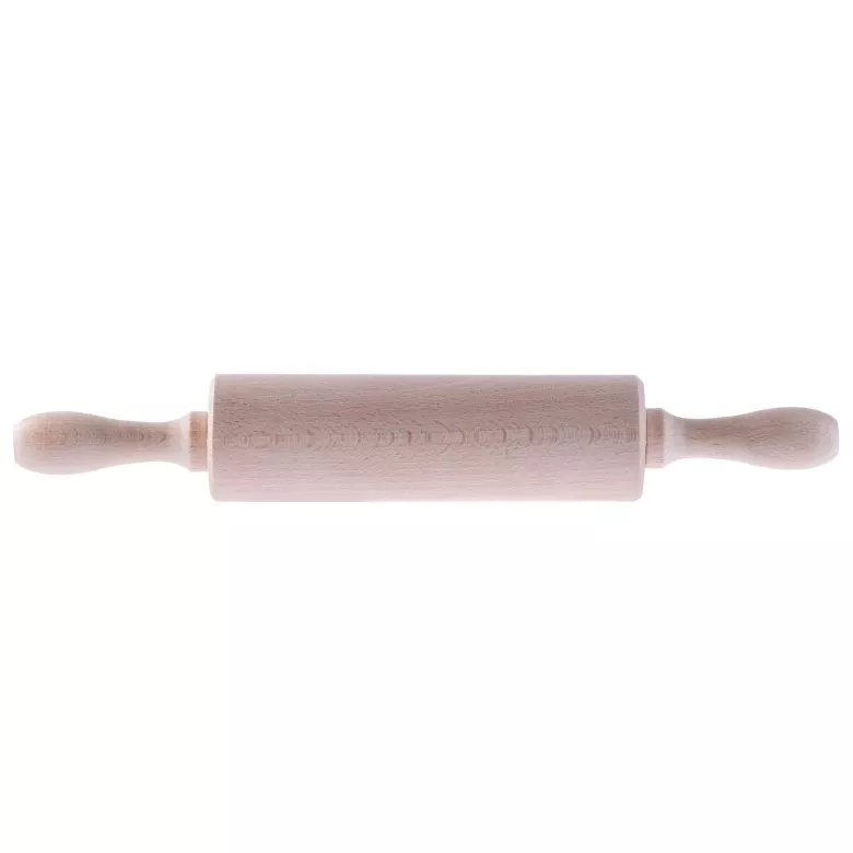 Wałek Kuchenny Do Ciasta Drewniany Ruchomy 38 cm