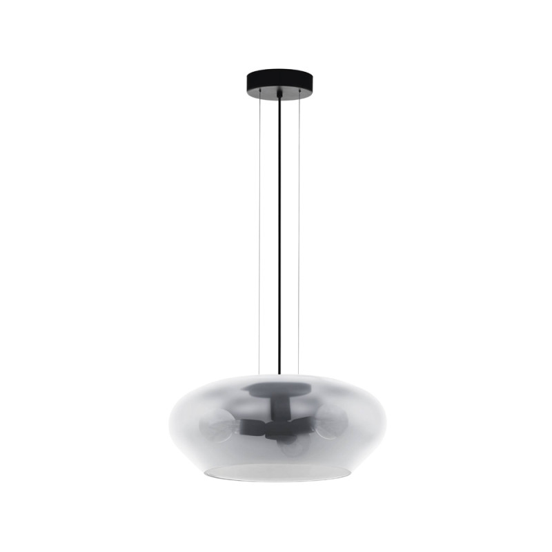 Suspension Priorat noire Ø 50 cm E27 3 x 20 W EGLO