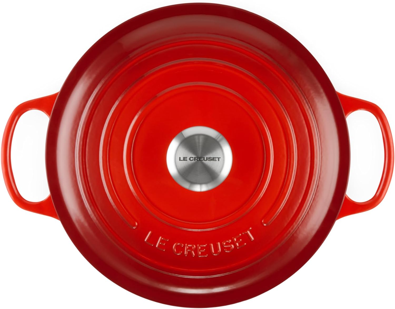 Le Creuset Enameled Cast Iron Signature Round Dutch Oven, 5.5 qt., Cerise
