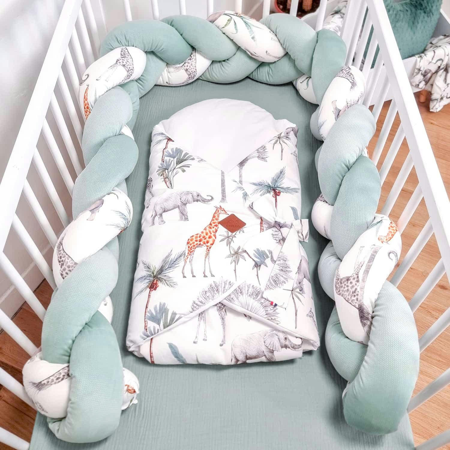 SAFARI - Gigoteuse d'emmaillotage évolutive  100% coton certifié