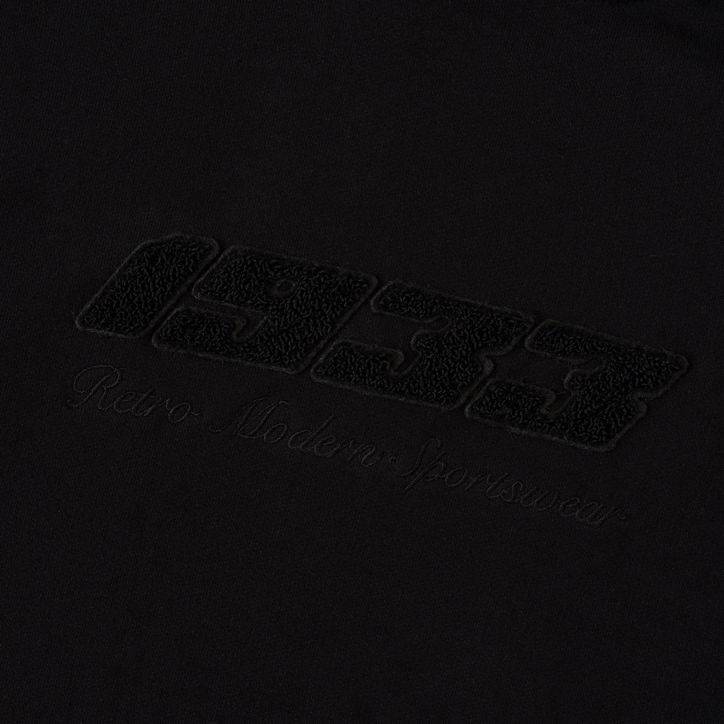 Sanjo Retro Sportswear Hoodie // Black