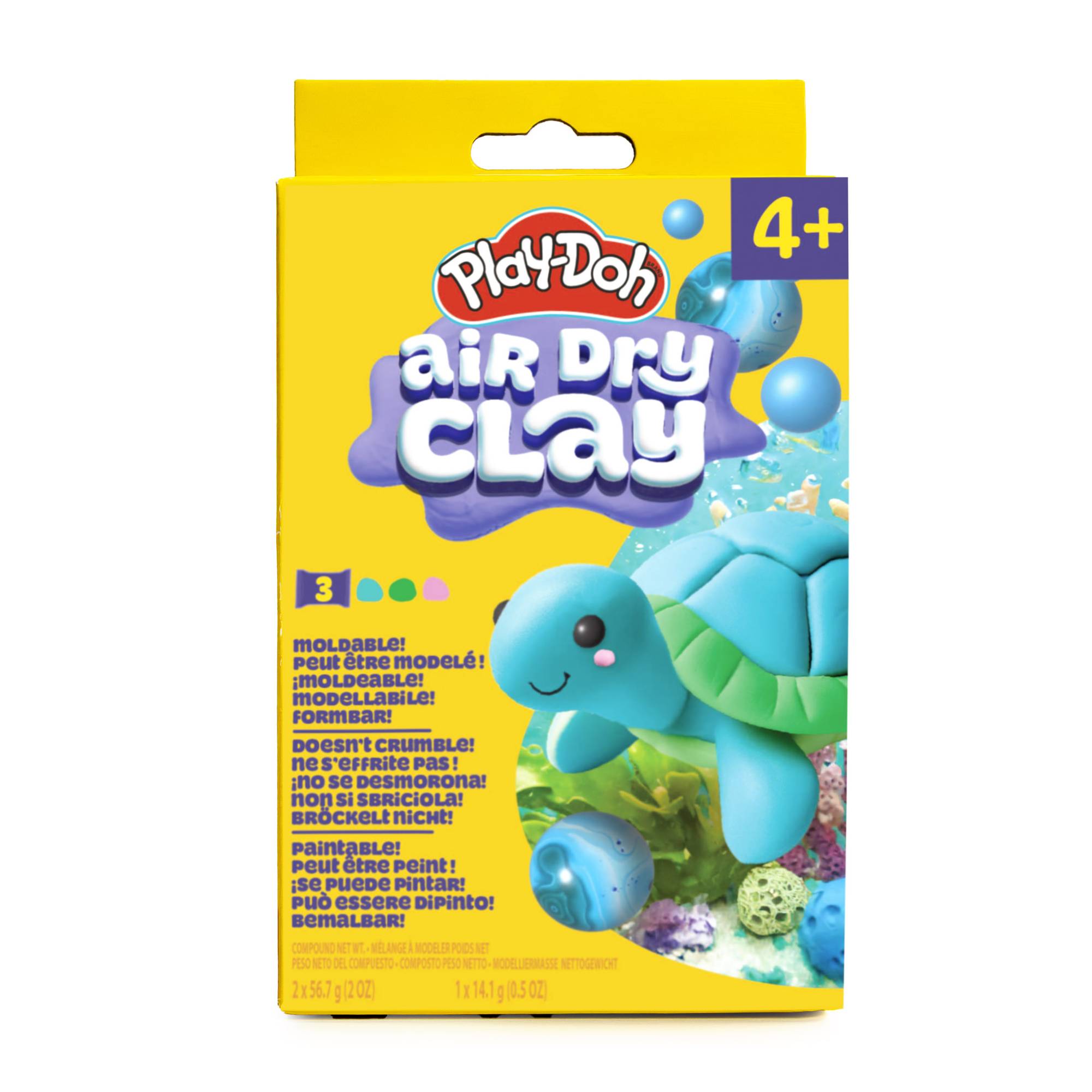 Play-Doh Air Dry Clay Totally Turtle Kit