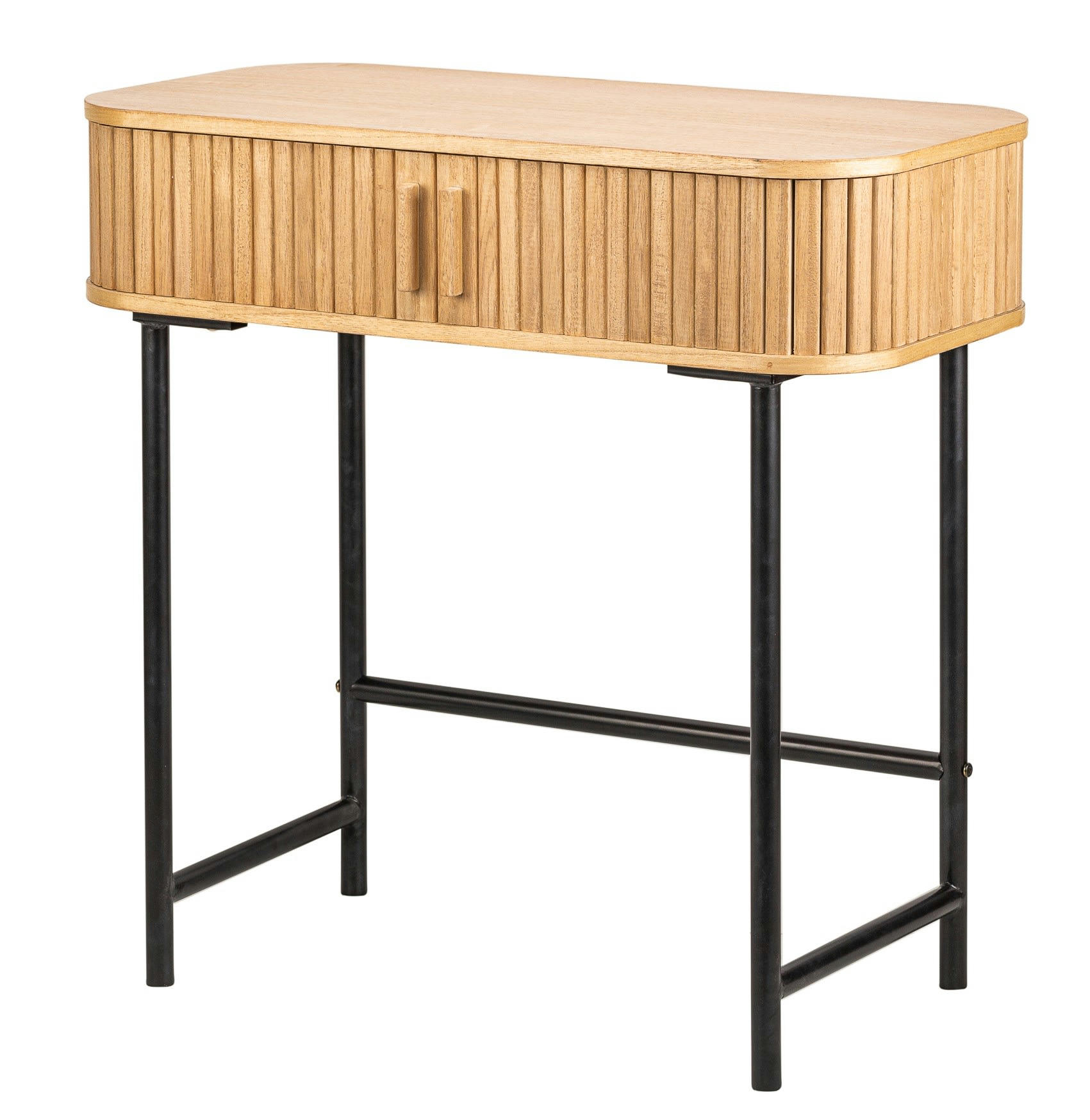 - Console 2 portes en fresne et metal