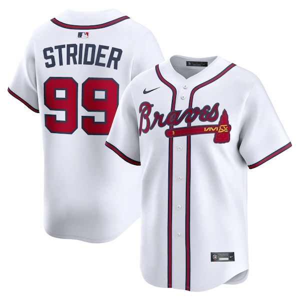 Spencer Strider Atlanta Braves Nike Home Limited Player Jersey - White