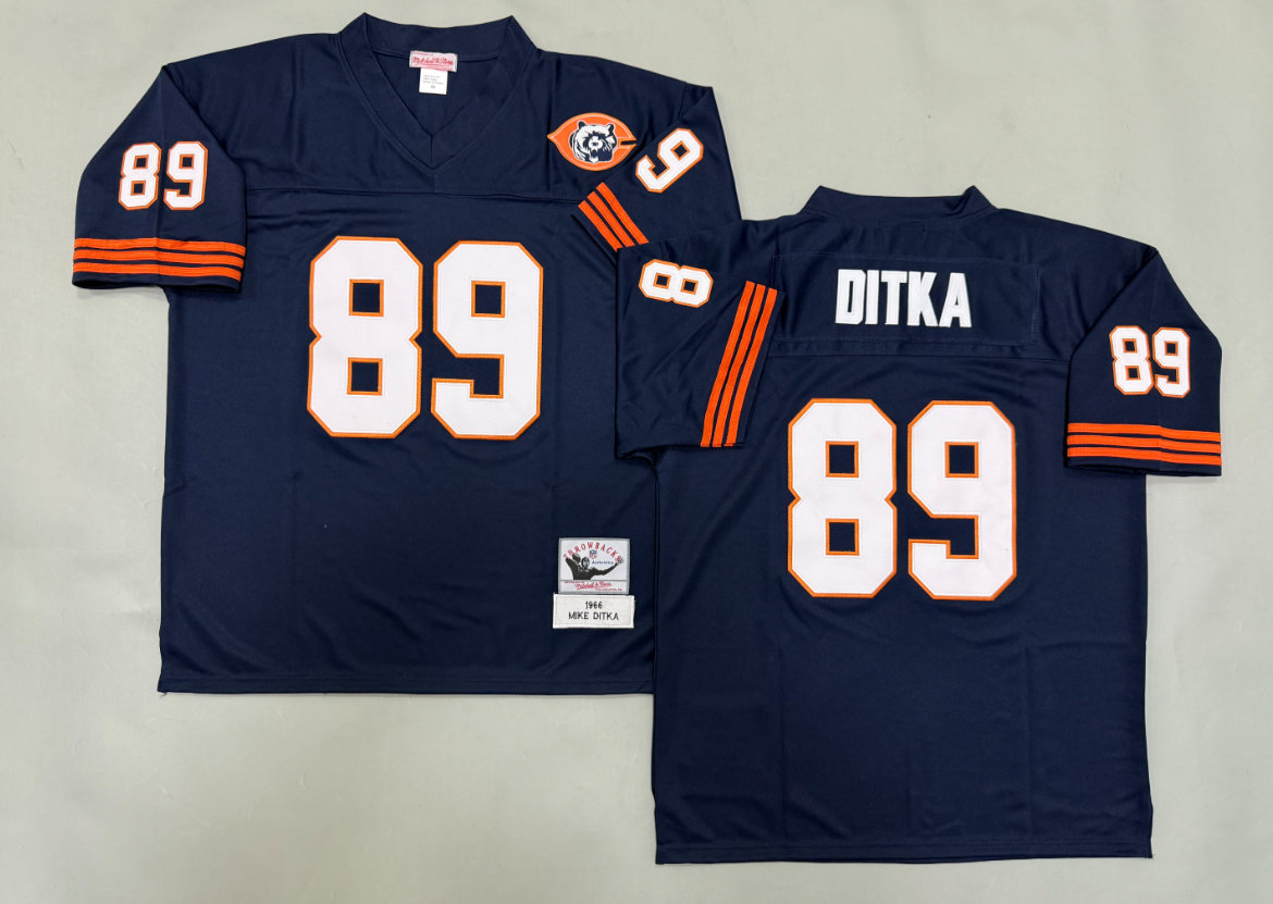 Mike Ditka Chicago Bears Authentic Throwback Retired Player Jersey