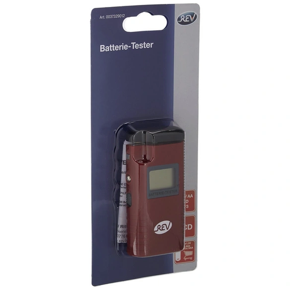 Batterietester »LCD Batterie-Tester«, rot