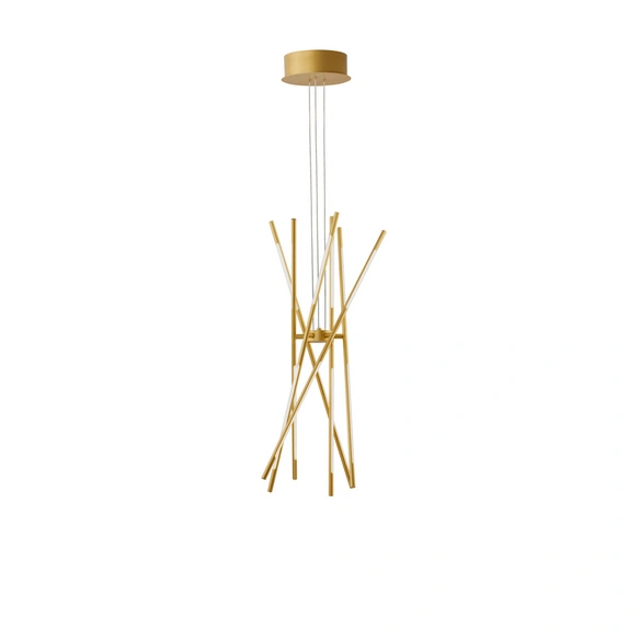 Pendelleuchte »Raccio«, LED, 68 W, Höhe: 120 cm, goldfarben