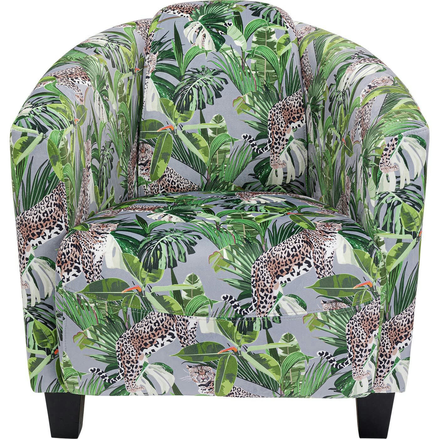 CIGAR LOUNGE - Fauteuil Cigar Lounge Jungle léopards Kare Design