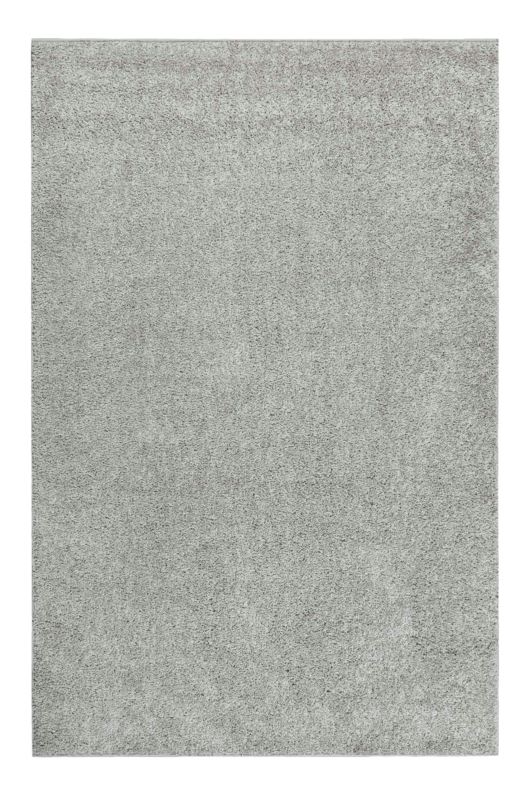 #WHISPER SHAG - Tapis poils longs effet bouclette gris clair 200x290