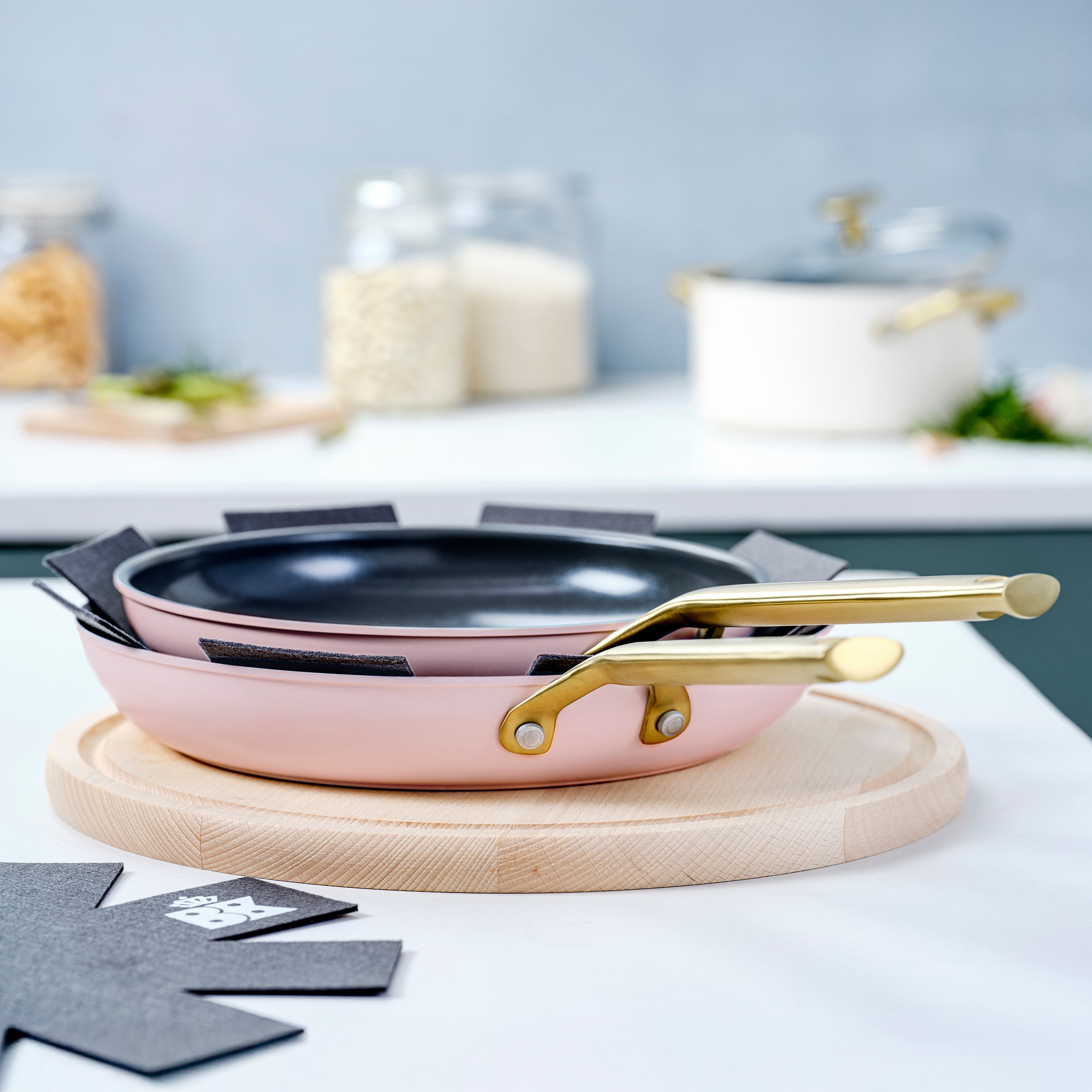 BK Sublime Koekenpannenset Ø 24 cm + Ø 28 cm - Pink