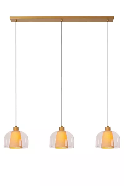 Lampa wisząca kremowo-złota GUNHILD 3xE27x60W wym: 146,6x122x24 cm Lucide