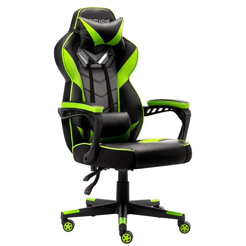 Game chair office chair high back computer chair PU leather table and chair ergonomic adjustable rotation