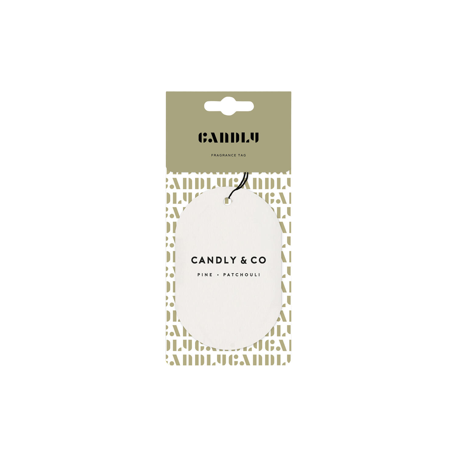 No. 4 Scented Car/Room Tag, Pine/Patchouli