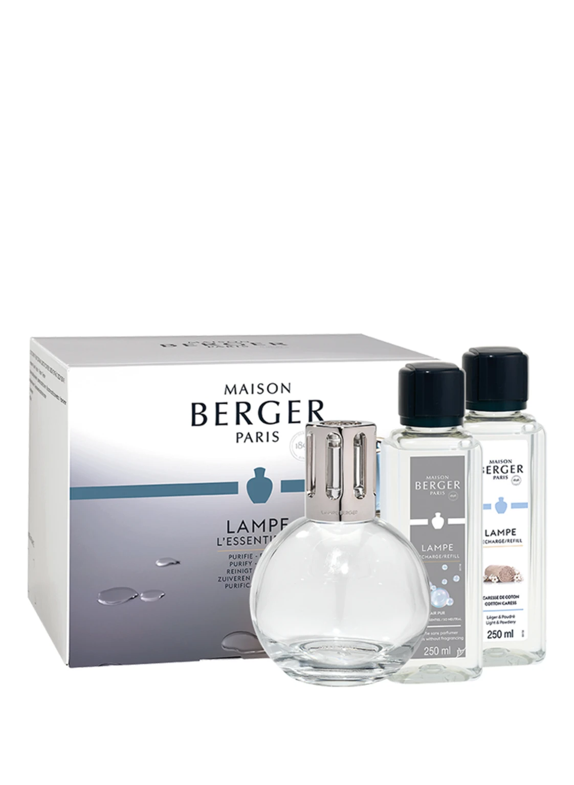 MAISON BERGER PARIS Set L'ESSENTIELLE ROND: Duftlampe und Nachfüller