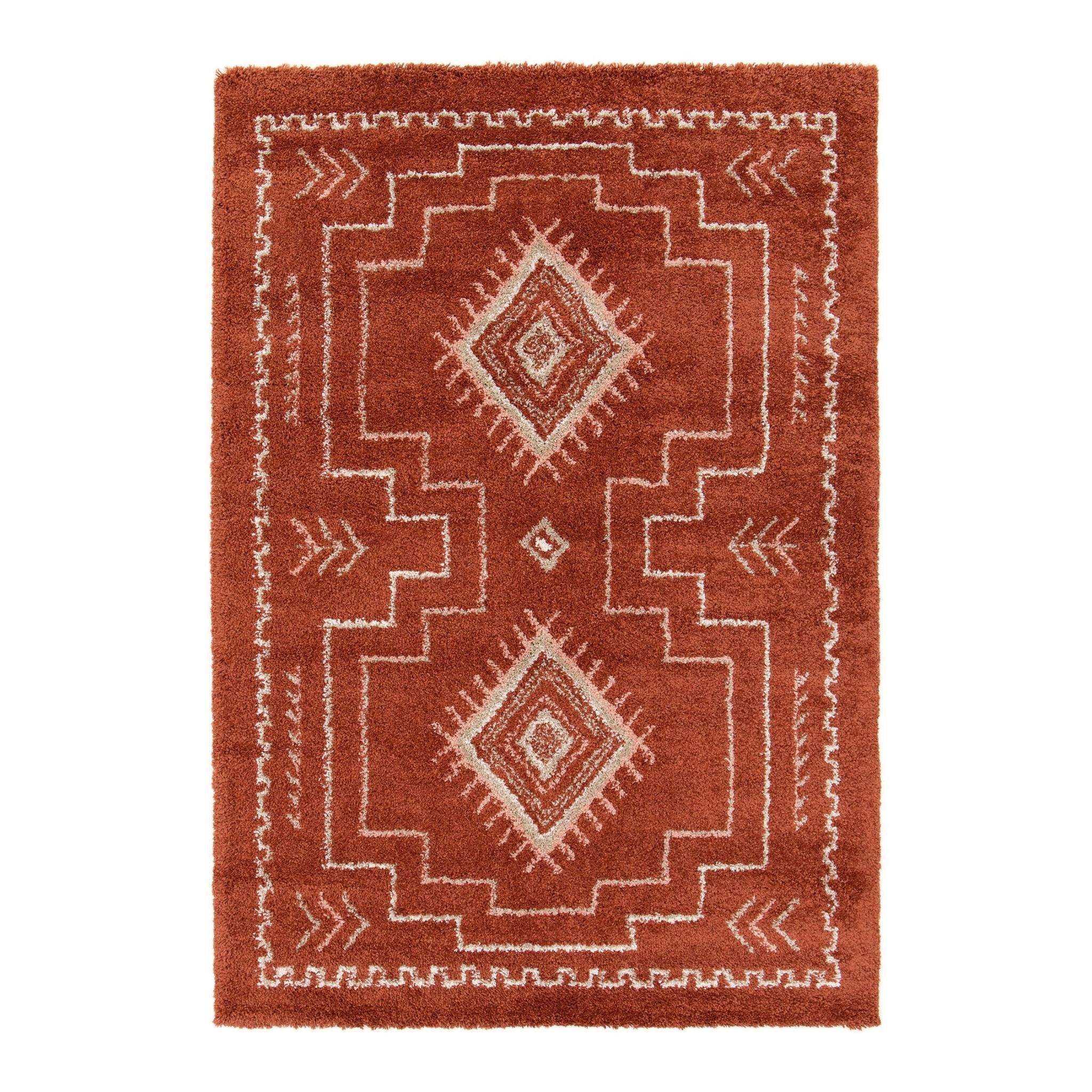 AFK Living vloerkleed Sierra - shaggy - rood - 120 x 170 cm