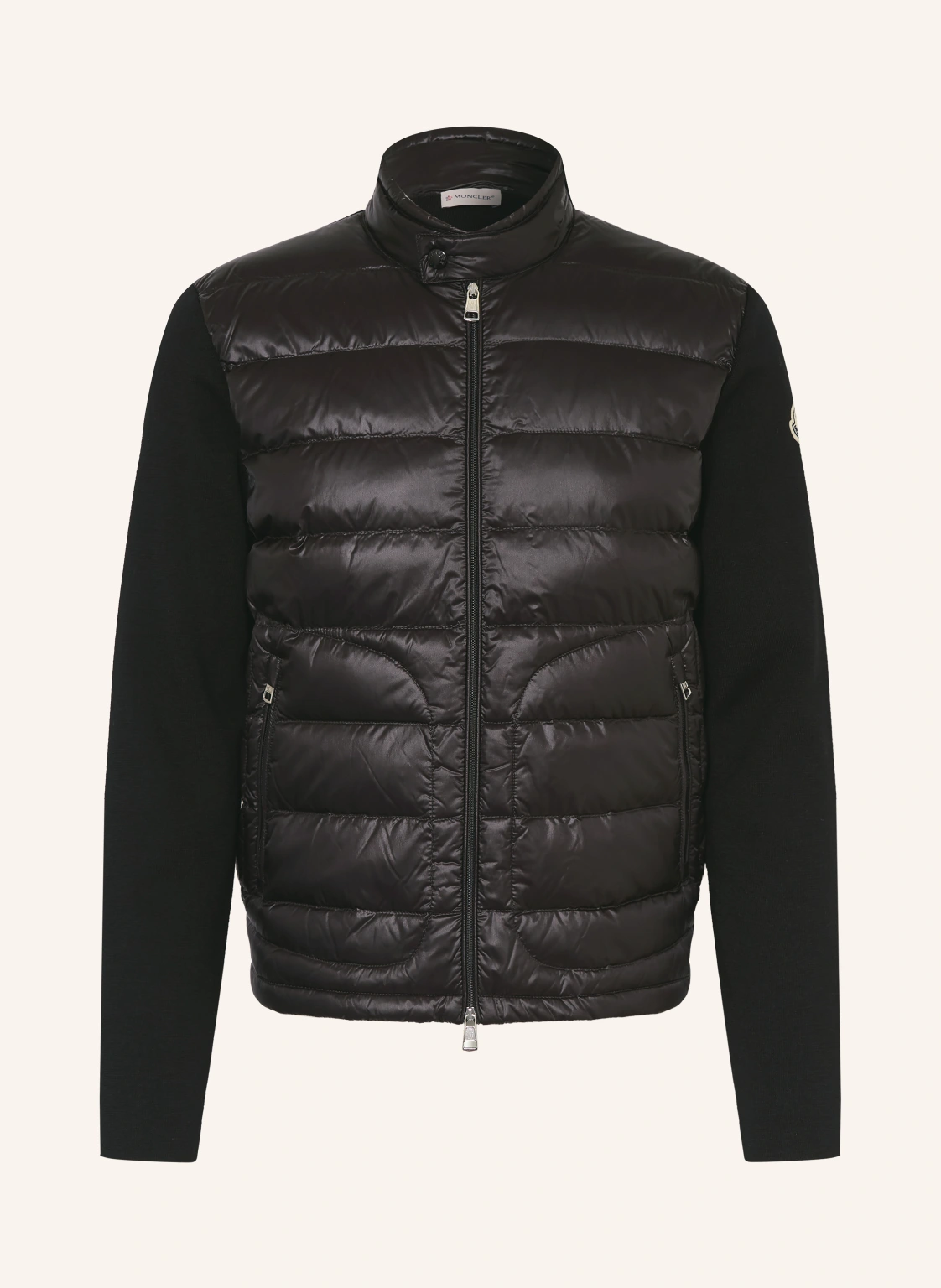 MONCLER Daunenjacke im Materialmix