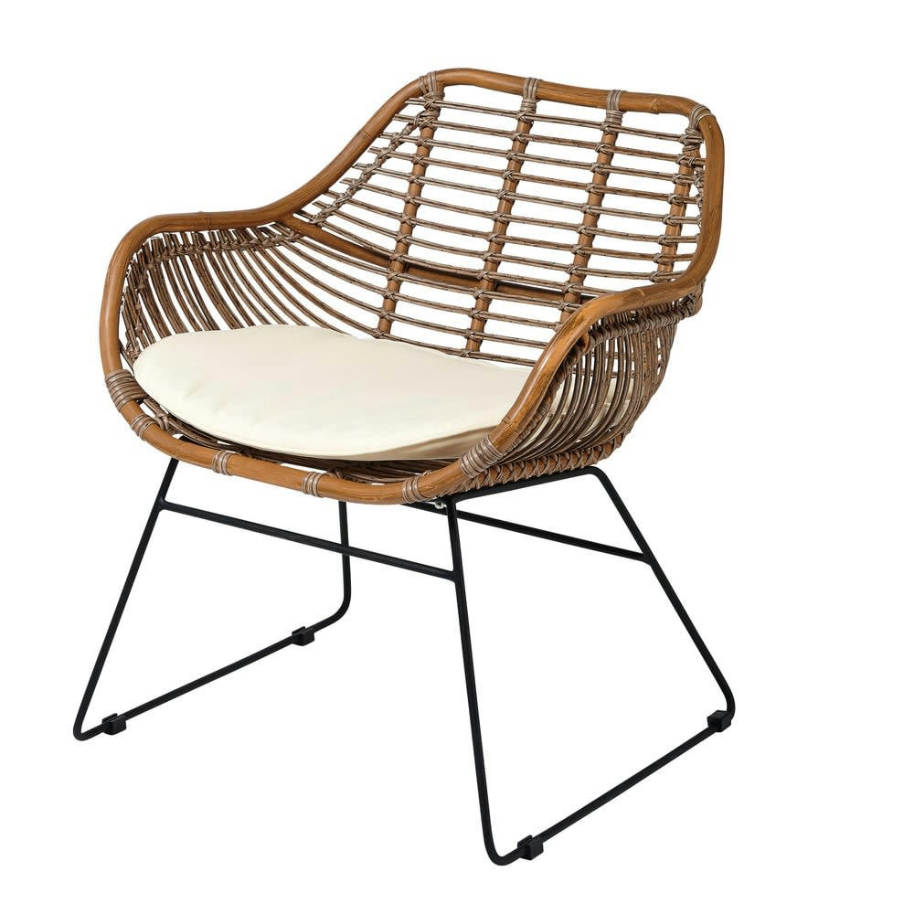 Vanuatu - Fauteuil de jardin vintage en résine