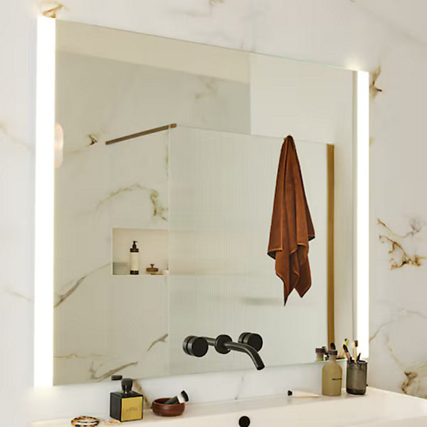 Miroir 3 trous JACOB DELAFON pour mitigeurs Grands Boulevards 120 cm