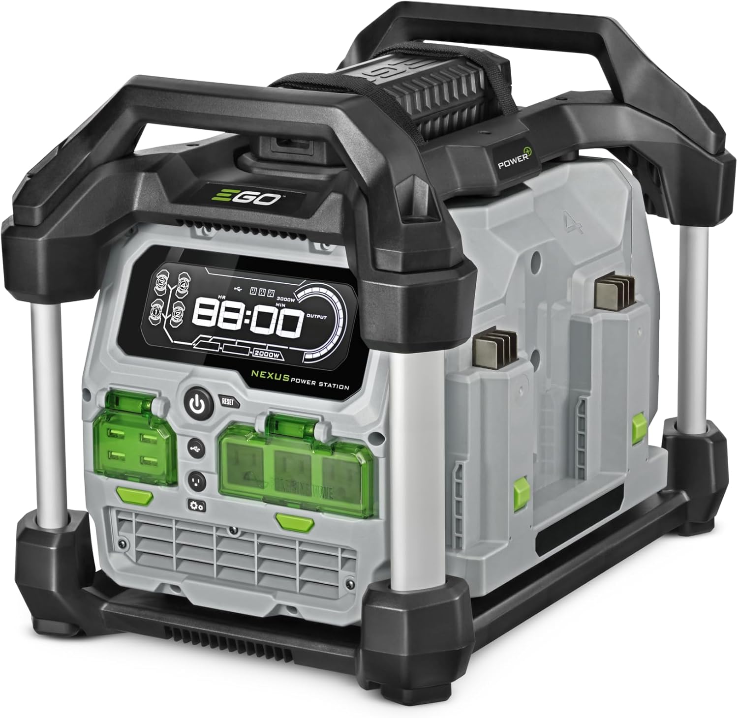 EGO POWER+ Portable Power Station  3000W  Battery Powered  Inverter Generator for Home and Outdoor  Battery and Charger Not Included - PST3040
