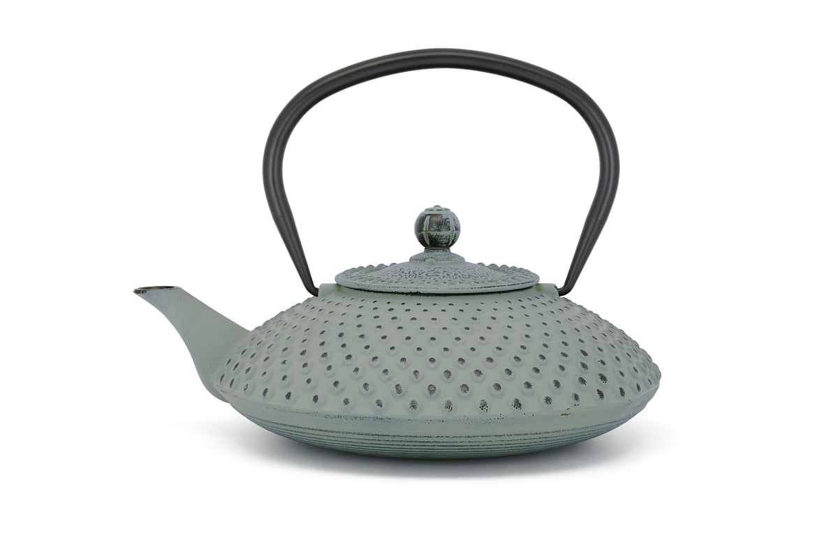 Bredemeijer - Gietijzeren theepot Xilin - 1,25 liter - Lichtgroen - Met filter