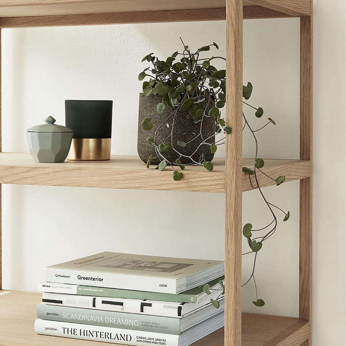 LIBRARY - Étagère avec 6 niveaux en chêne FSC