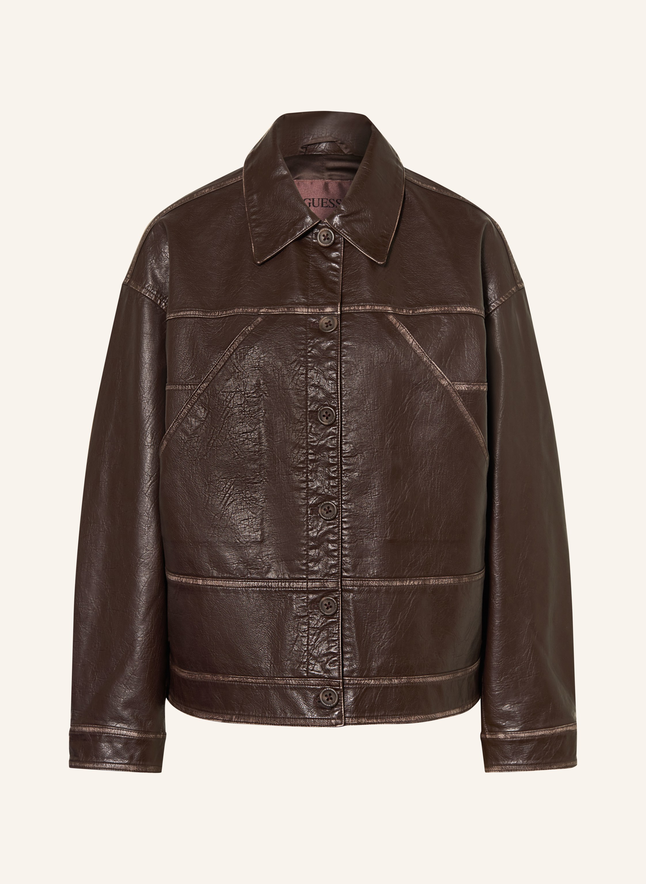 GUESS Jacke DENISE TOKYO in Lederoptik