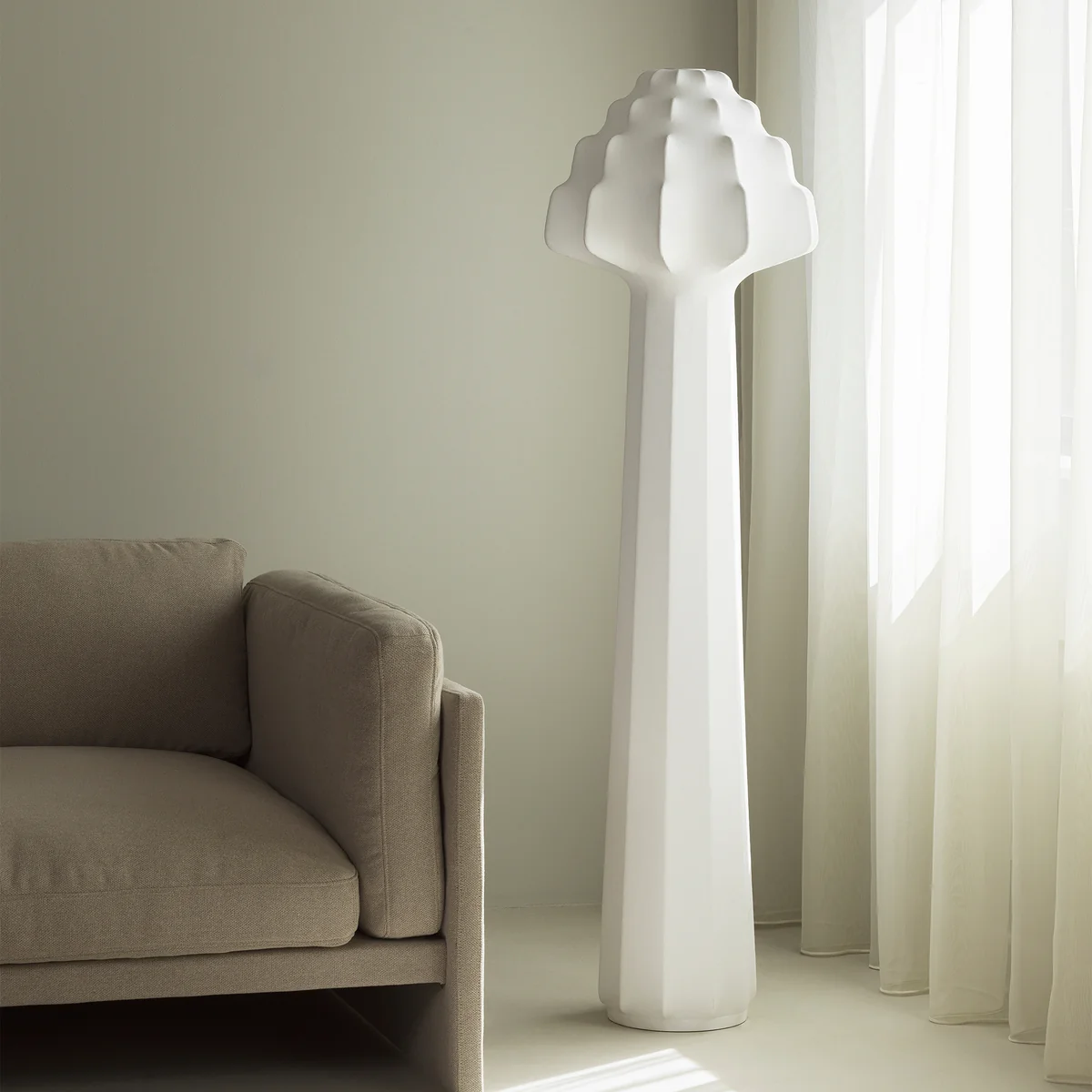 Normann Copenhagen - Phantom LED Stehleuchte, weiß