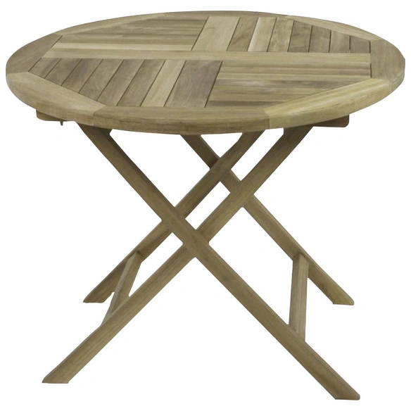 Gartentisch »Solo«, mit Teakholz-Tischplatte, Ø x H: 90 x 75 cm